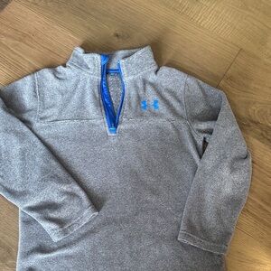 Under Armour Gray and Blue Kids Sweatshirt